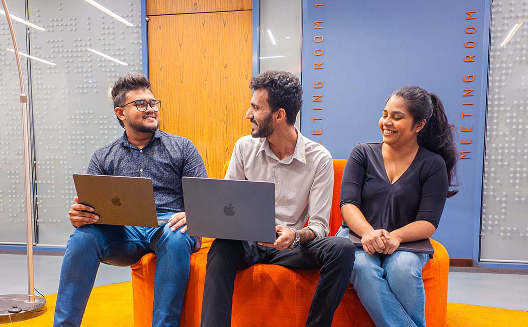 Our team at work